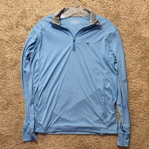 Women’s Vineyard Vines Performance Blue Quarter-Zip Pullover Size S